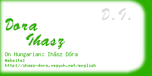 dora ihasz business card